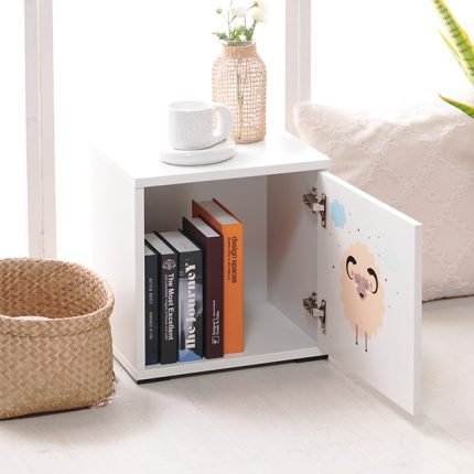 [히트가구] H61320 도어 수납 협탁 400x410 4colors