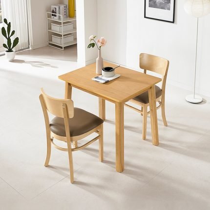 [히트가구] CZ2300 원목 2인 식탁 세트 1color
