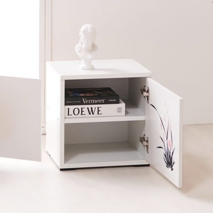 [히트가구] H61321 도어 2단 수납 협탁 400x410 4colors