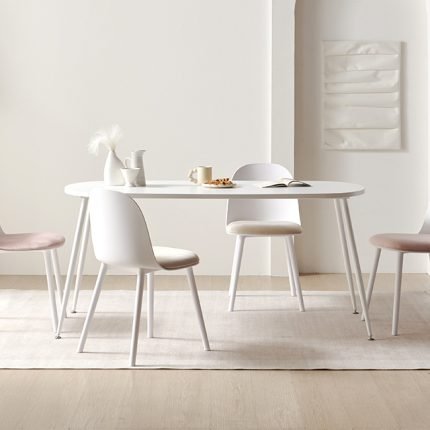 [히트가구] M892 타원형 식탁 테이블 1400x730 1color