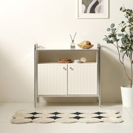 [히트가구] E7371 템바보드 선반 수납장 840x820 1color