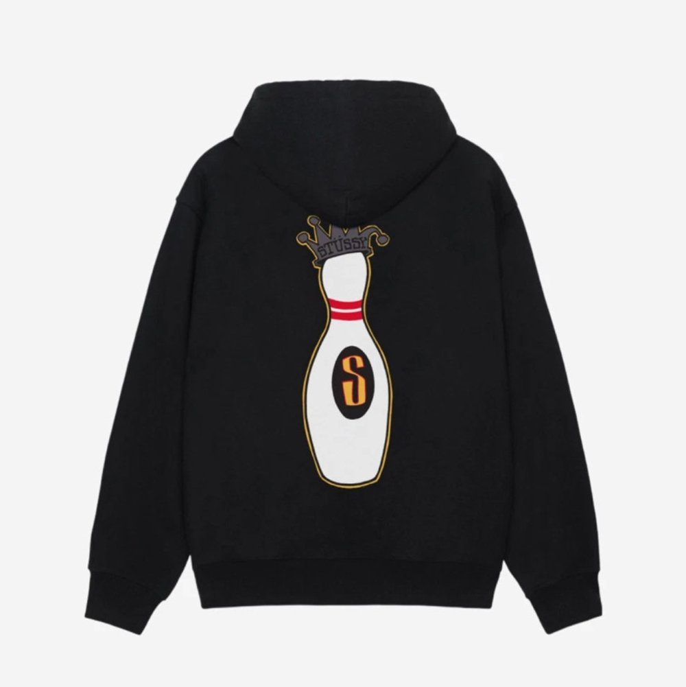 스투시 킹핀 집 후드 애쉬 헤더 Stussy Kingpin Zip Hoodie Ash Heather 1975037