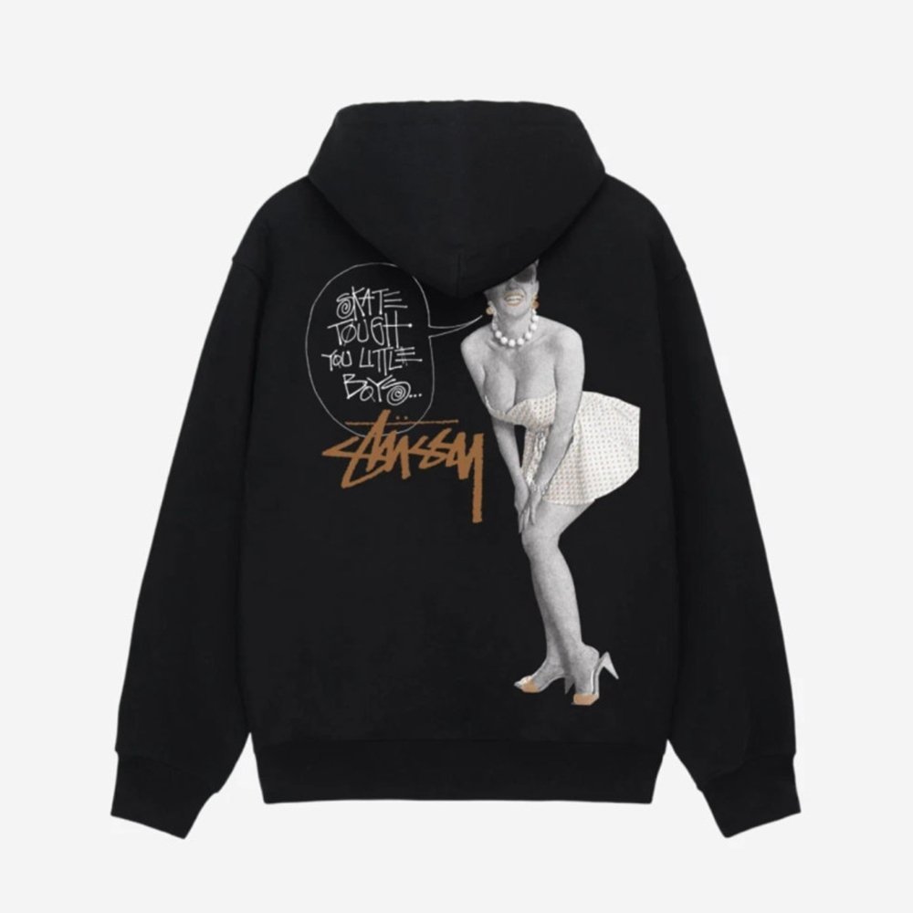 스투시 스케이트 터프 후드 애쉬 헤더 Stussy Skate Tough Hoodie Ash Heather 1924935