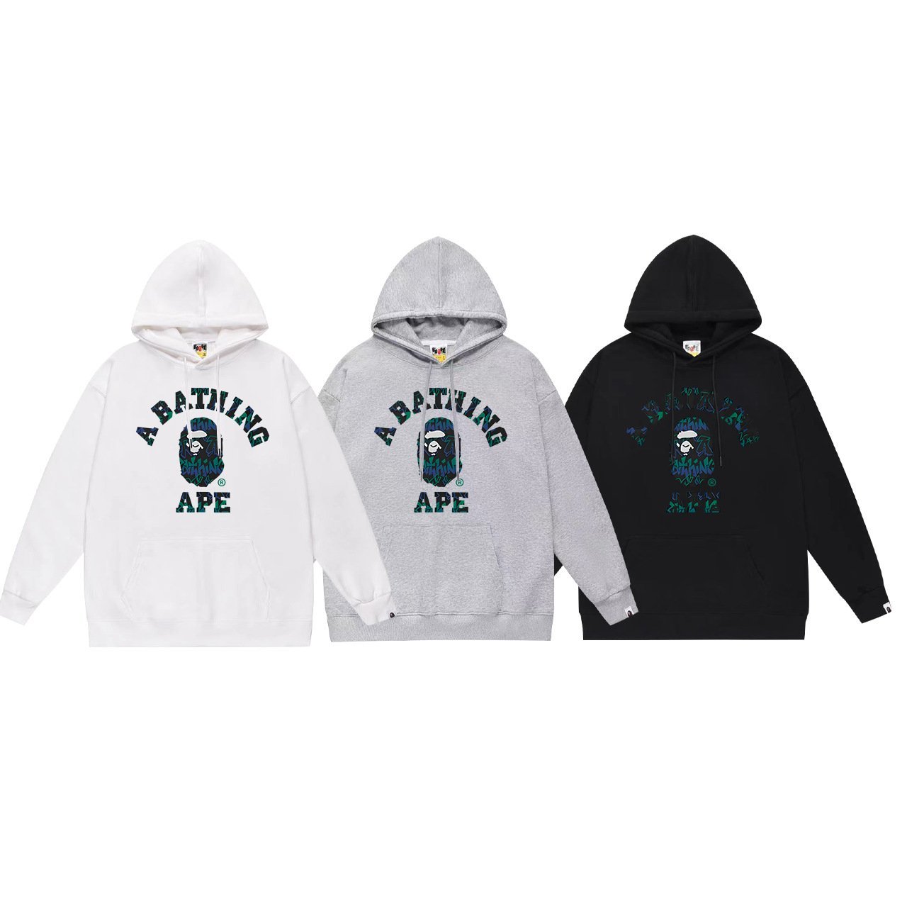 베이프 후드티 NINJA COLLEGE PULLOVER HOODIE 724